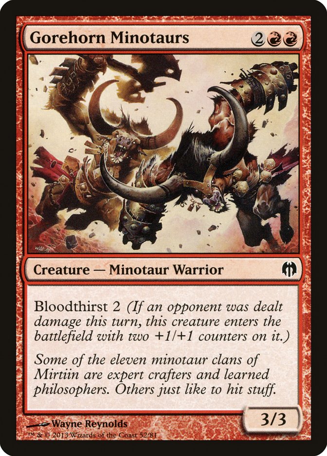 Gorehorn Minotaurs [Duel Decks: Heroes vs. Monsters] | Game Master's Emporium (The New GME)