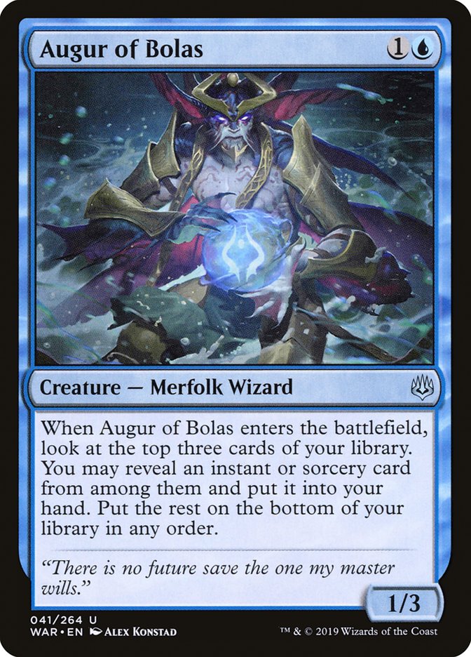 Augur of Bolas [War of the Spark] | Game Master's Emporium (The New GME)