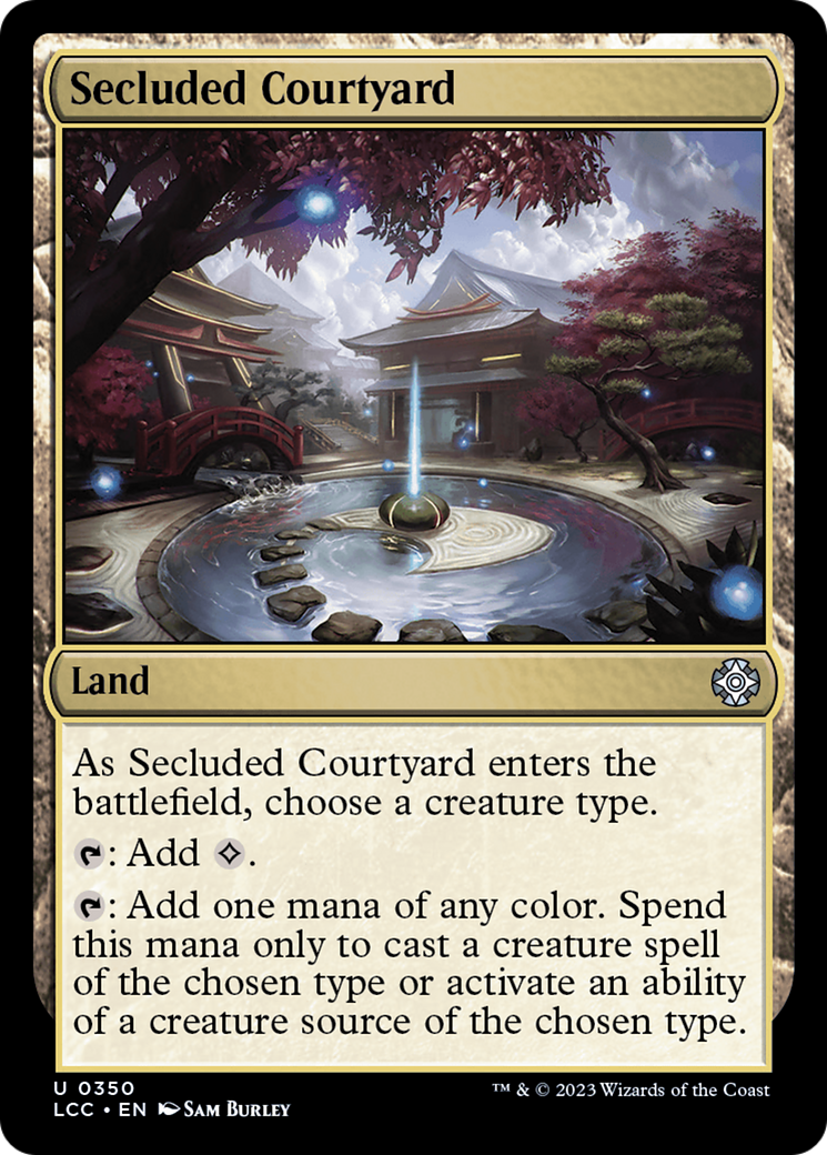 Secluded Courtyard [The Lost Caverns of Ixalan Commander] | Game Master's Emporium (The New GME)