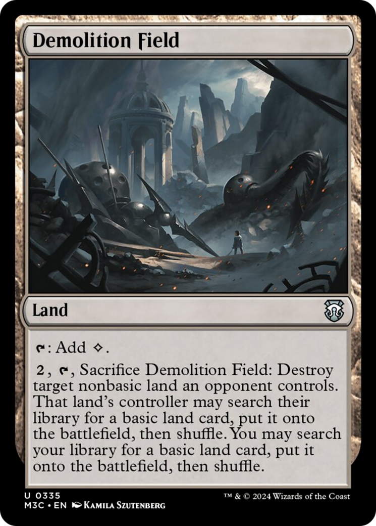 Demolition Field (Ripple Foil) [Modern Horizons 3 Commander] | Game Master's Emporium (The New GME)