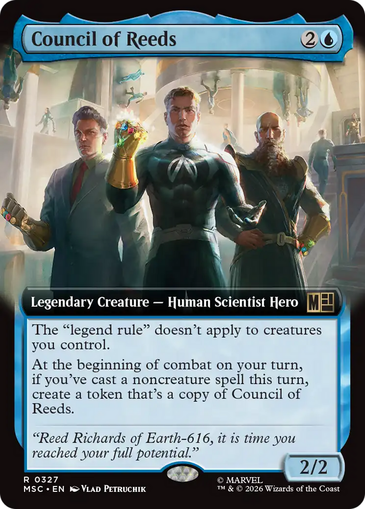 Council of Reeds (Extended Art) [Marvel Super Heroes Commander] | Game Master's Emporium (The New GME)