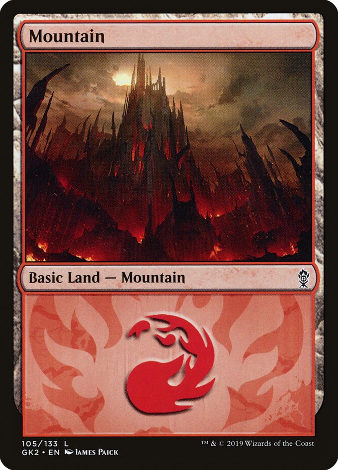 Mountain (105) [Ravnica Allegiance Guild Kit] | Game Master's Emporium (The New GME)