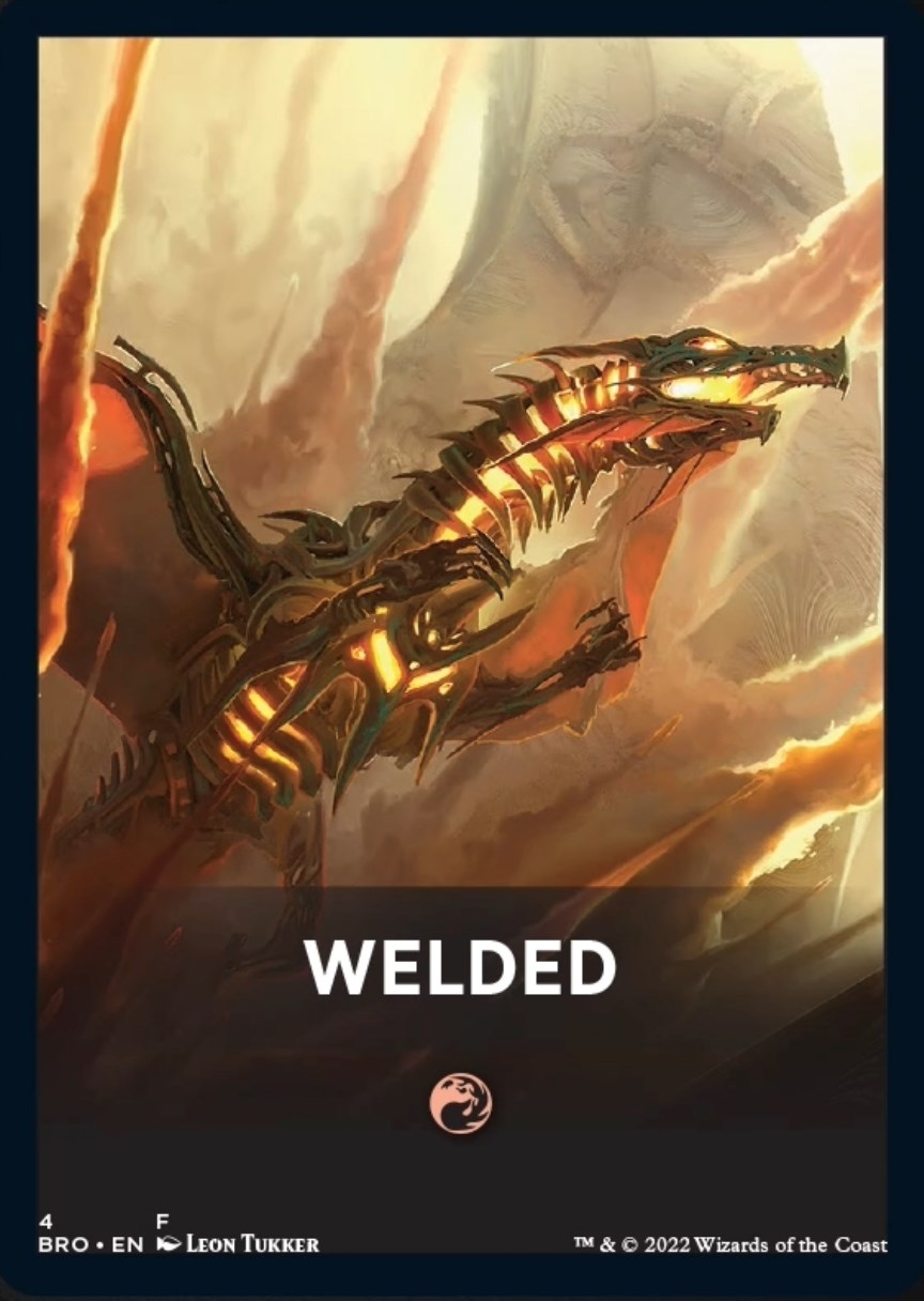 Welded Theme Card [The Brothers' War Tokens] | Game Master's Emporium (The New GME)