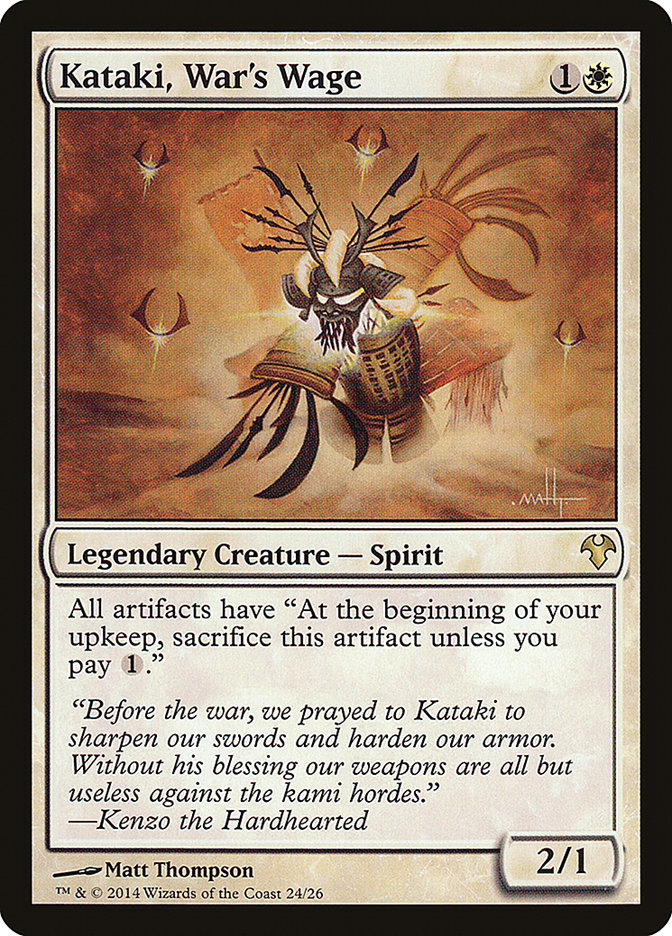 Kataki, War's Wage [Modern Event Deck 2014] | Game Master's Emporium (The New GME)