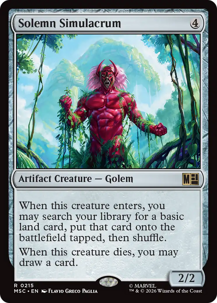 Solemn Simulacrum [Marvel Super Heroes Commander] | Game Master's Emporium (The New GME)