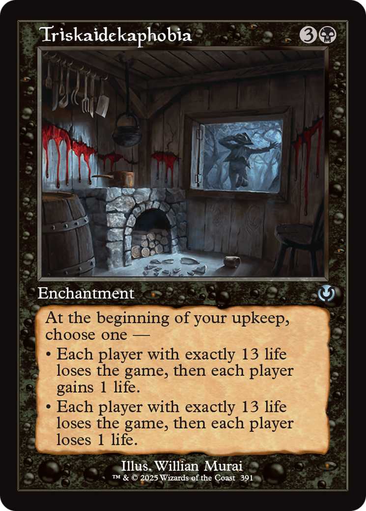 Triskaidekaphobia (Retro Frame) [Innistrad Remastered] | Game Master's Emporium (The New GME)