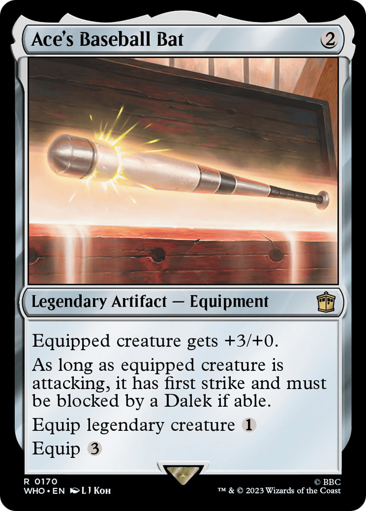 Ace's Baseball Bat [Doctor Who] | Game Master's Emporium (The New GME)