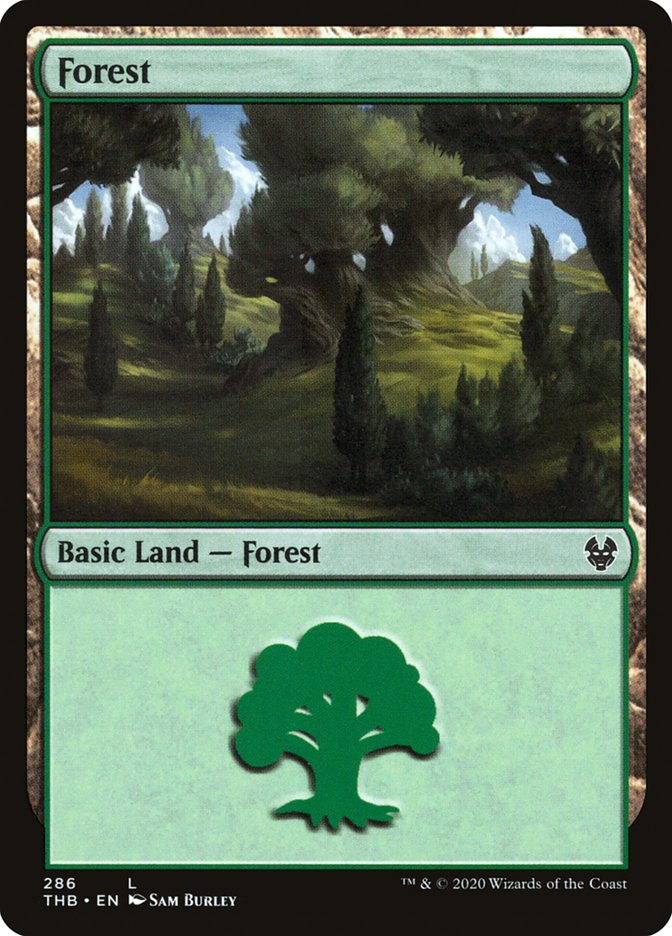 Forest (286) [Theros Beyond Death] | Game Master's Emporium (The New GME)