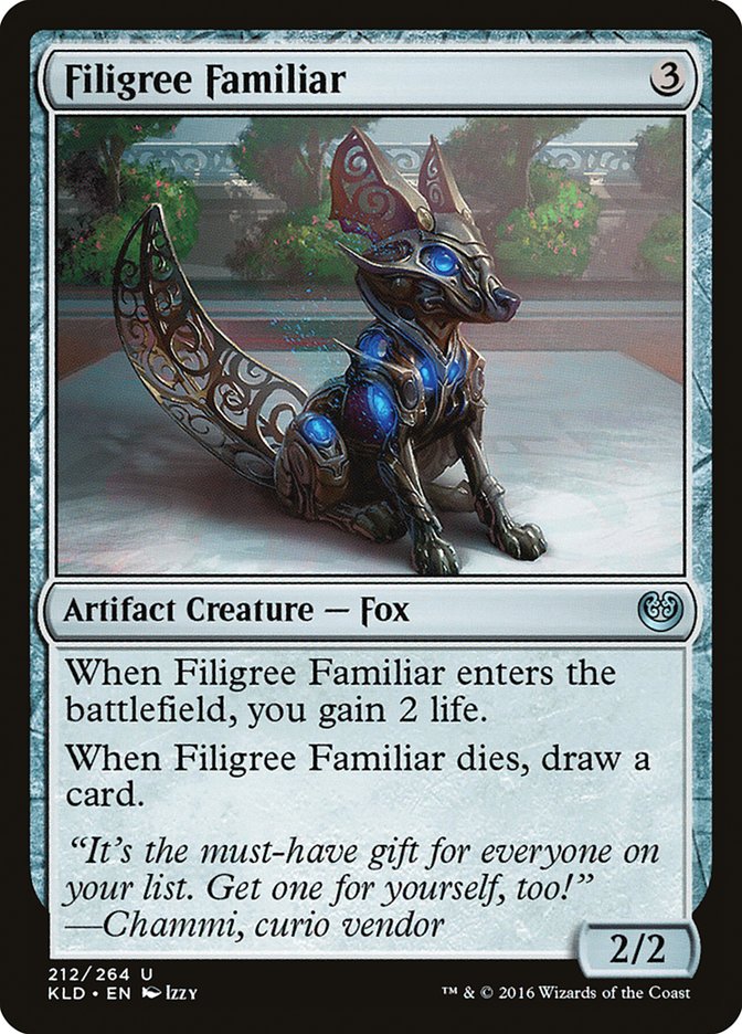 Filigree Familiar [Kaladesh] | Game Master's Emporium (The New GME)
