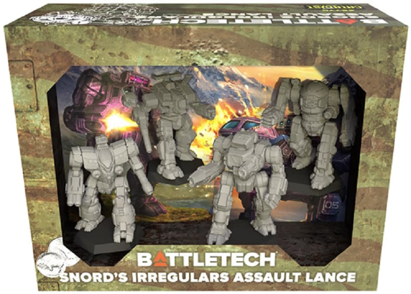 Battletech  Snord's Irregulars Assault Lance | Game Master's Emporium (The New GME)