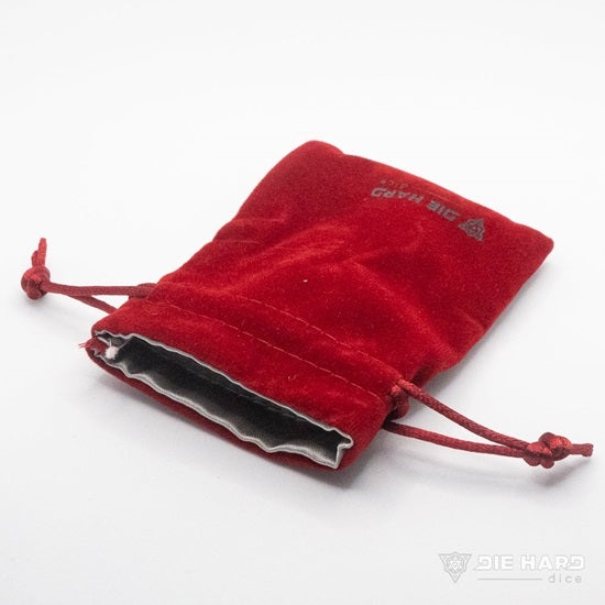 Dice Bag Red Small Satin-lined | Game Master's Emporium (The New GME)