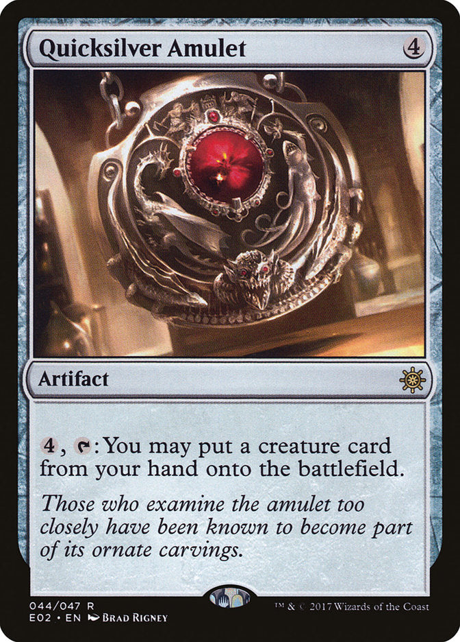 Quicksilver Amulet [Explorers of Ixalan] | Game Master's Emporium (The New GME)