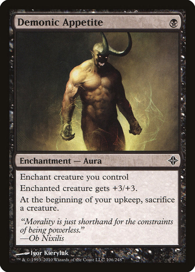 Demonic Appetite [Rise of the Eldrazi] | Game Master's Emporium (The New GME)
