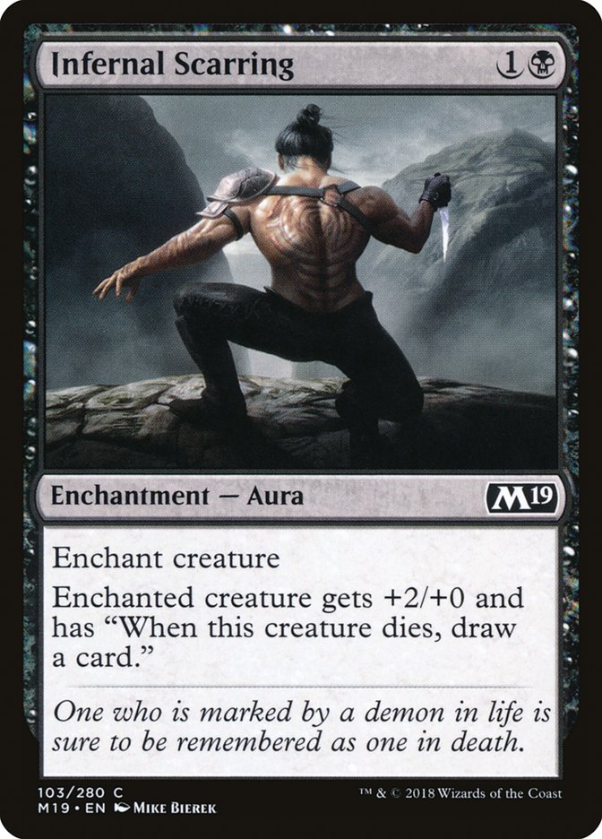 Infernal Scarring [Core Set 2019] | Game Master's Emporium (The New GME)