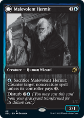 Malevolent Hermit // Benevolent Geist [Innistrad: Double Feature] | Game Master's Emporium (The New GME)