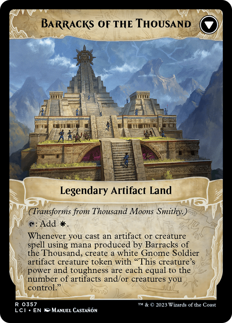 Thousand Moons Smithy // Barracks of the Thousand [The Lost Caverns of Ixalan Prerelease Cards] | Game Master's Emporium (The New GME)