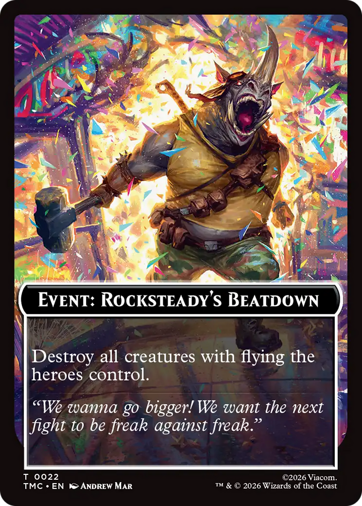 Event: Rocksteady's Beatdown [Teenage Mutant Ninja Turtles Commander Tokens] | Game Master's Emporium (The New GME)