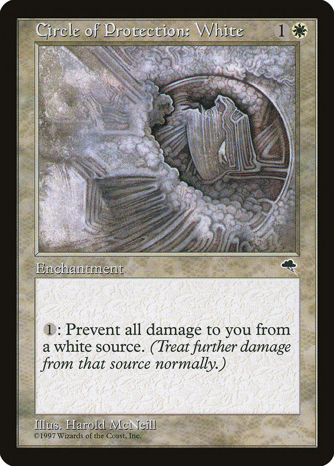 Circle of Protection: White [Tempest] | Game Master's Emporium (The New GME)