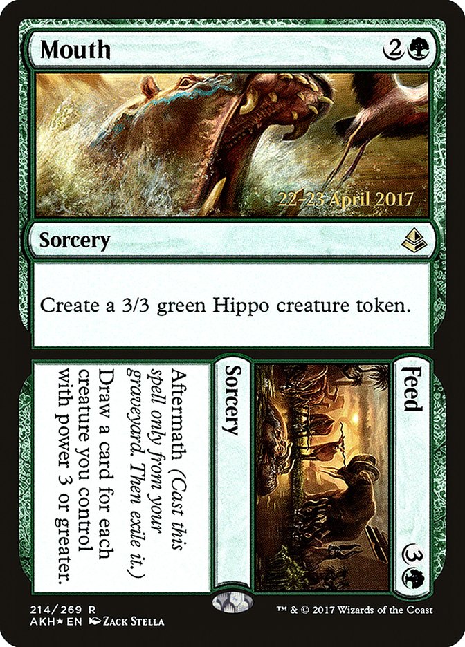 Mouth // Feed [Amonkhet Prerelease Promos] | Game Master's Emporium (The New GME)