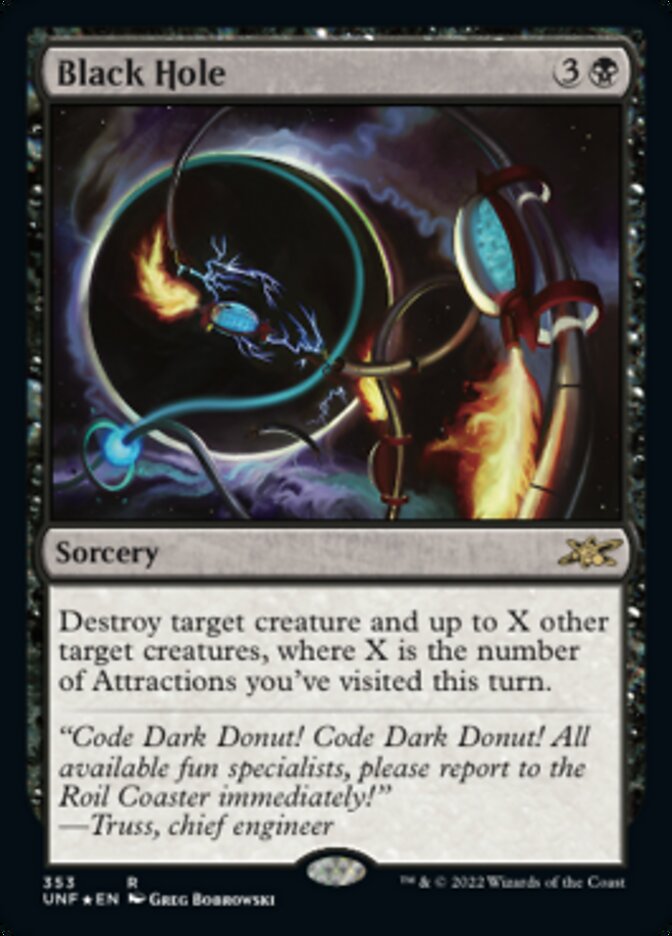 Black Hole (Galaxy Foil) [Unfinity] | Game Master's Emporium (The New GME)