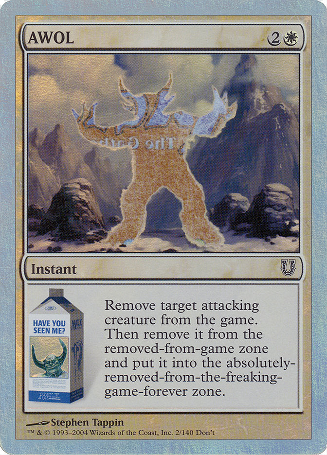 AWOL (Alternate Foil) [Unhinged] | Game Master's Emporium (The New GME)