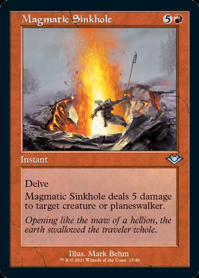Magmatic Sinkhole (Retro) [Modern Horizons] | Game Master's Emporium (The New GME)