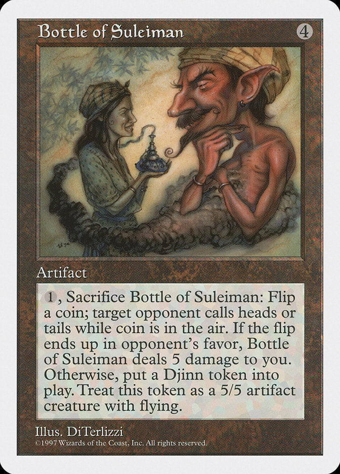 Bottle of Suleiman [Fifth Edition] | Game Master's Emporium (The New GME)
