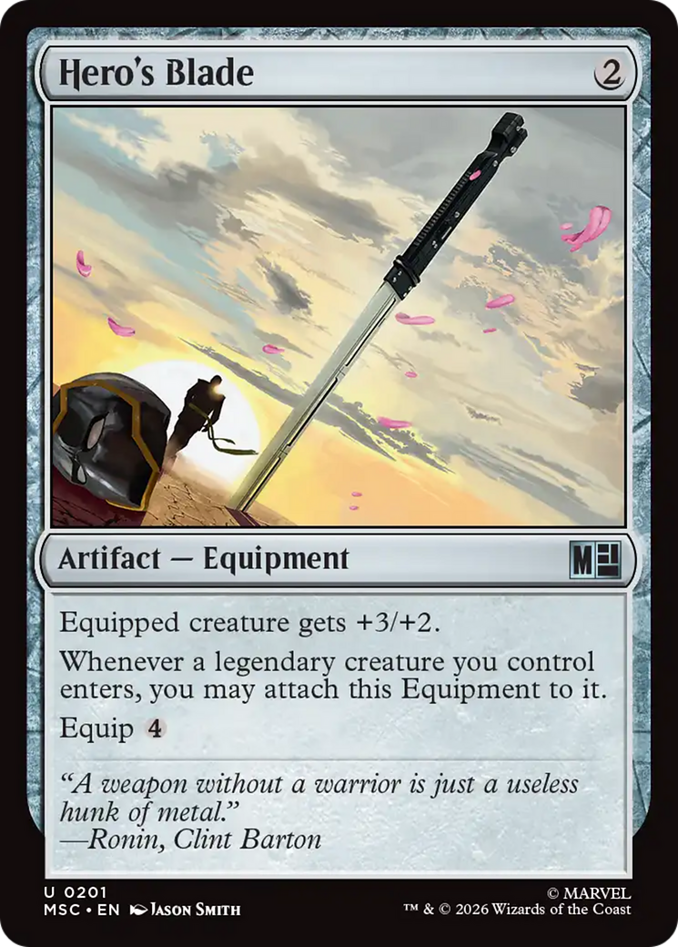 Hero's Blade [Marvel Super Heroes Commander] | Game Master's Emporium (The New GME)