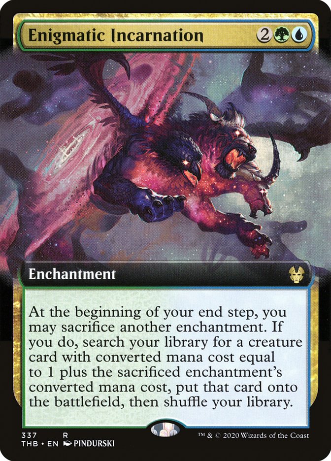Enigmatic Incarnation (Extended Art) [Theros Beyond Death] | Game Master's Emporium (The New GME)