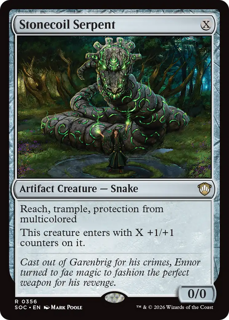 Stonecoil Serpent [Secrets of Strixhaven Commander] | Game Master's Emporium (The New GME)