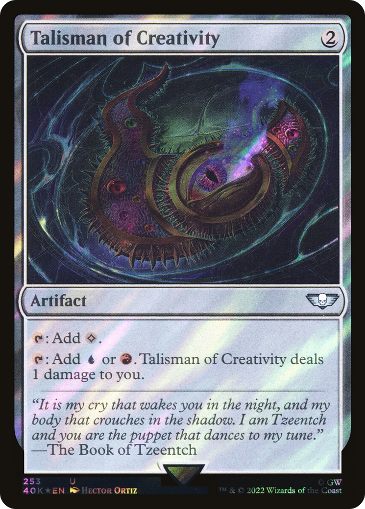 Talisman of Creativity (Surge Foil) [Marvel Super Heroes Commander] | Game Master's Emporium (The New GME)