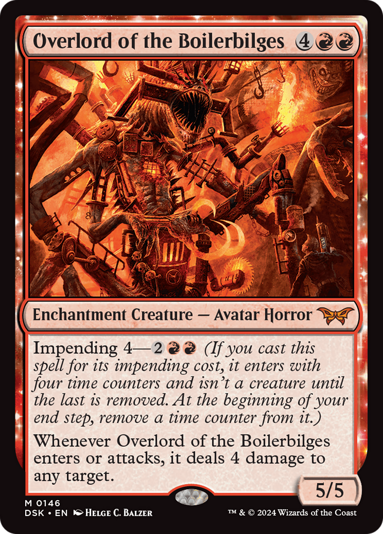 Overlord of the Boilerbilges [Duskmourn: House of Horror] | Game Master's Emporium (The New GME)