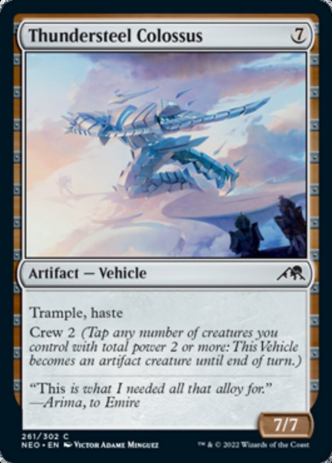 Thundersteel Colossus [Kamigawa: Neon Dynasty] | Game Master's Emporium (The New GME)