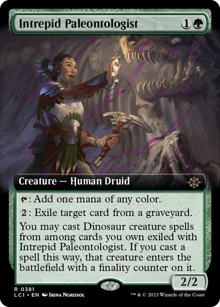 Intrepid Paleontologist (Extended Art) [The Lost Caverns of Ixalan] | Game Master's Emporium (The New GME)