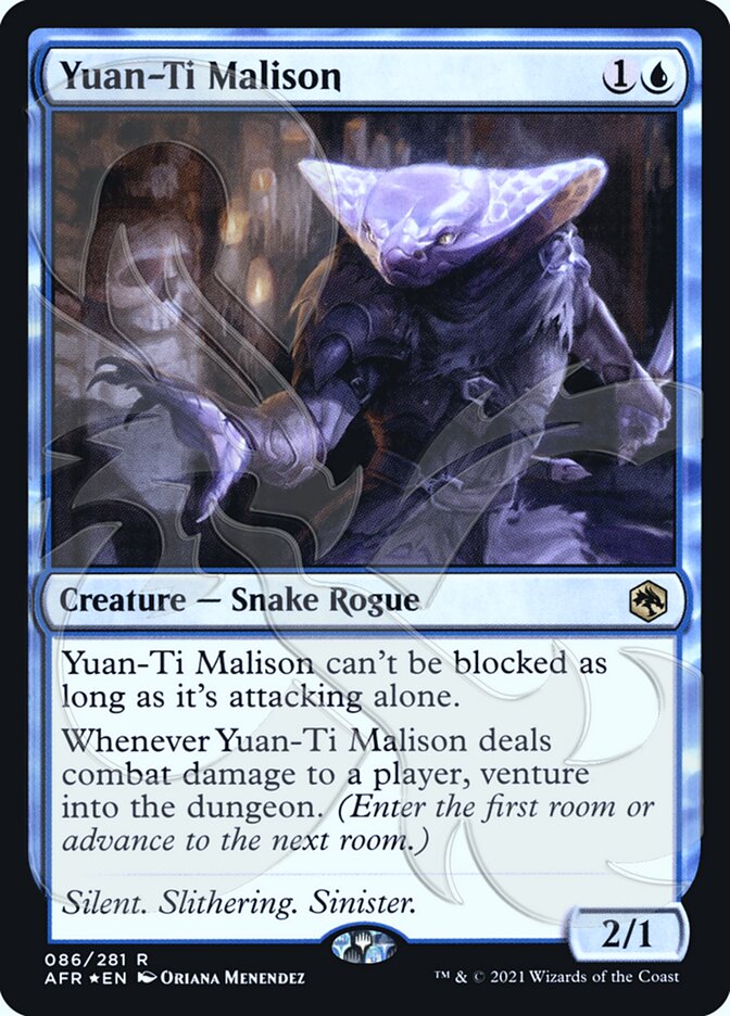 Yuan-Ti Malison (Ampersand Promo) [Dungeons & Dragons: Adventures in the Forgotten Realms Promos] | Game Master's Emporium (The New GME)