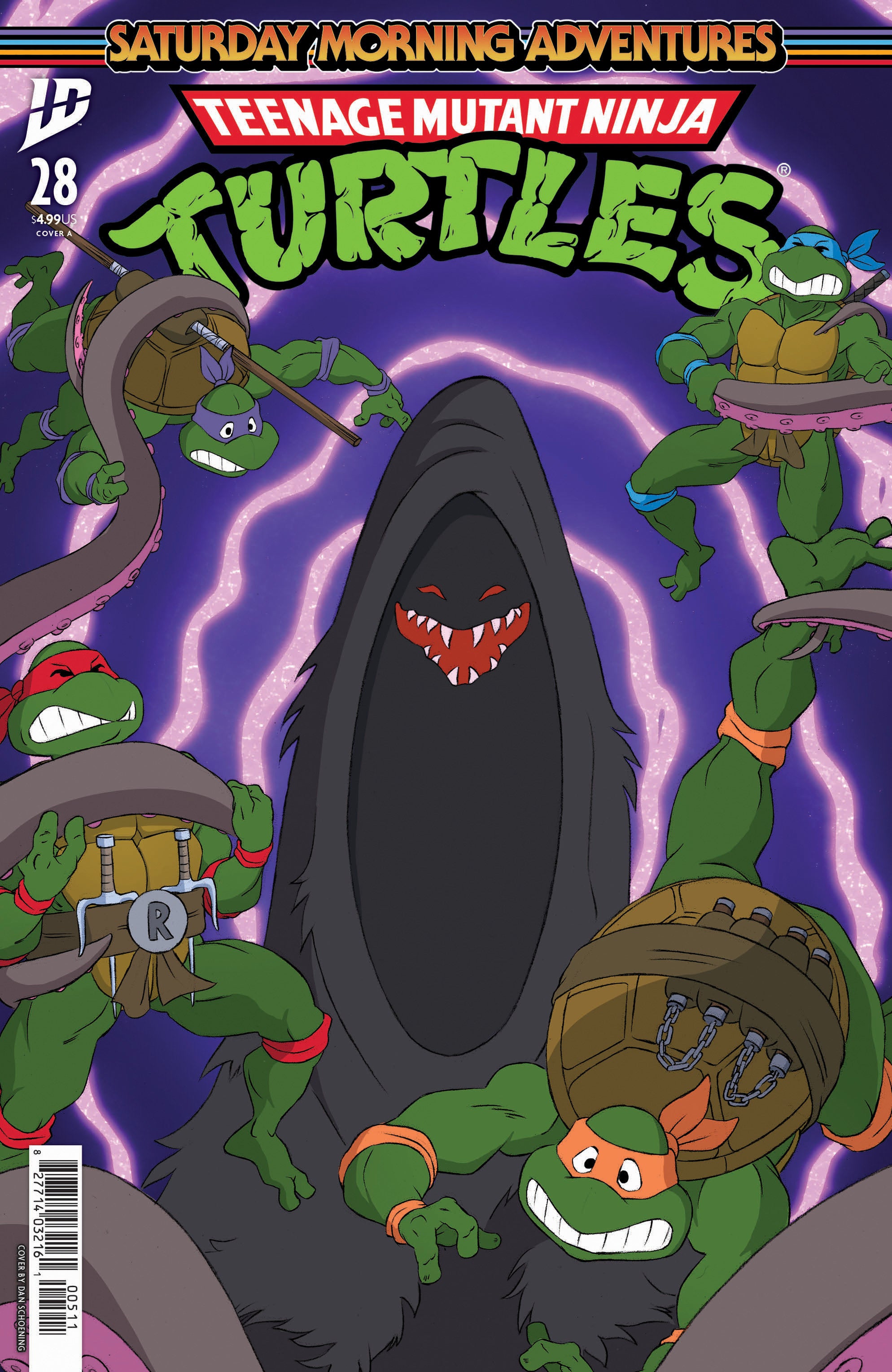 Teenage Mutant Ninja Turtles: Saturday Morning Adventures #28 Cover A (Schoening) | Game Master's Emporium (The New GME)