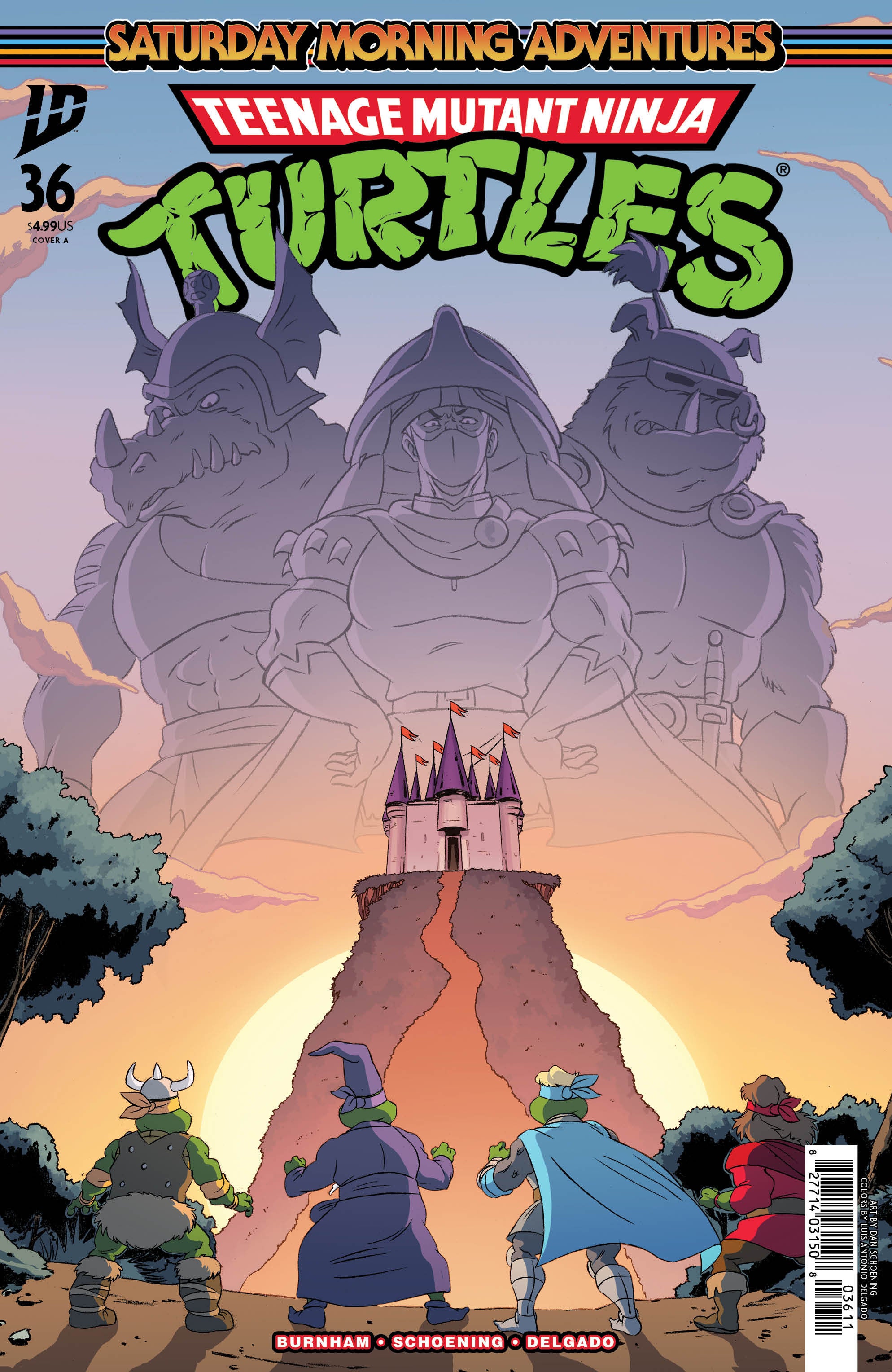 Teenage Mutant Ninja Turtles: Saturday Morning Adventures #36 Cover A (Schoening) | Game Master's Emporium (The New GME)