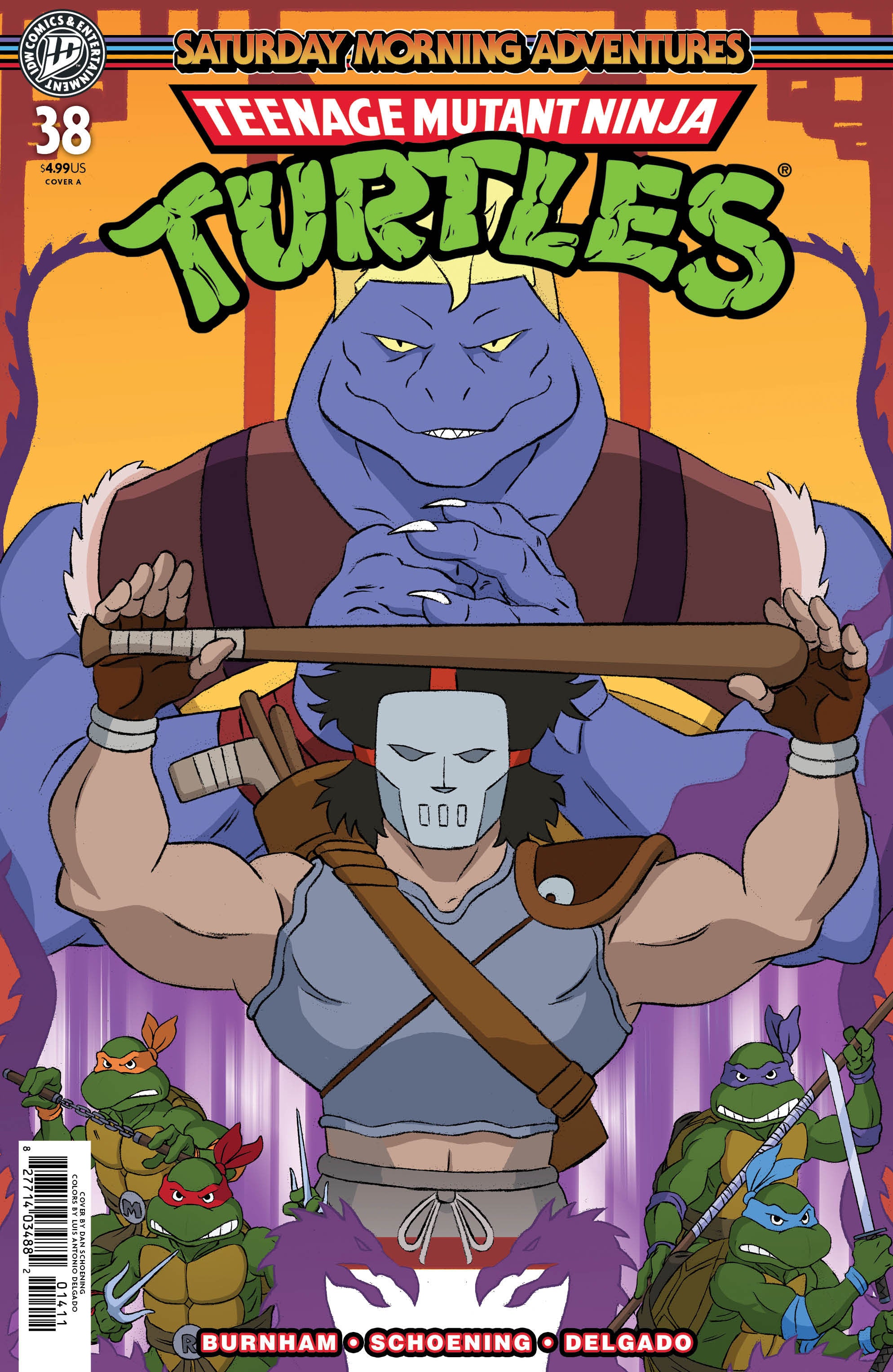 Teenage Mutant Ninja Turtles: Saturday Morning Adventures #38 Cover A (Schoening) | Game Master's Emporium (The New GME)