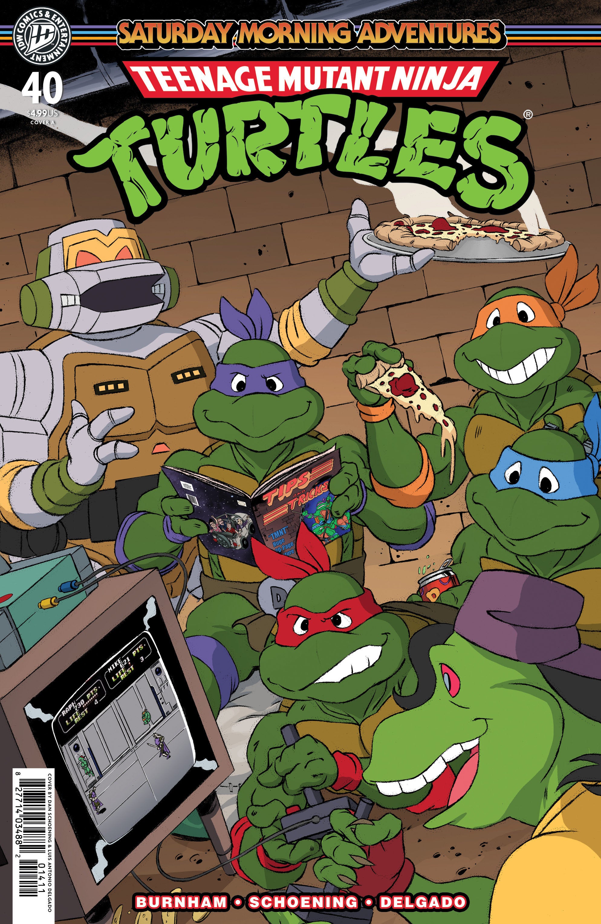 Teenage Mutant Ninja Turtles: Saturday Morning Adventures #40 Cover A (Schoening) | Game Master's Emporium (The New GME)