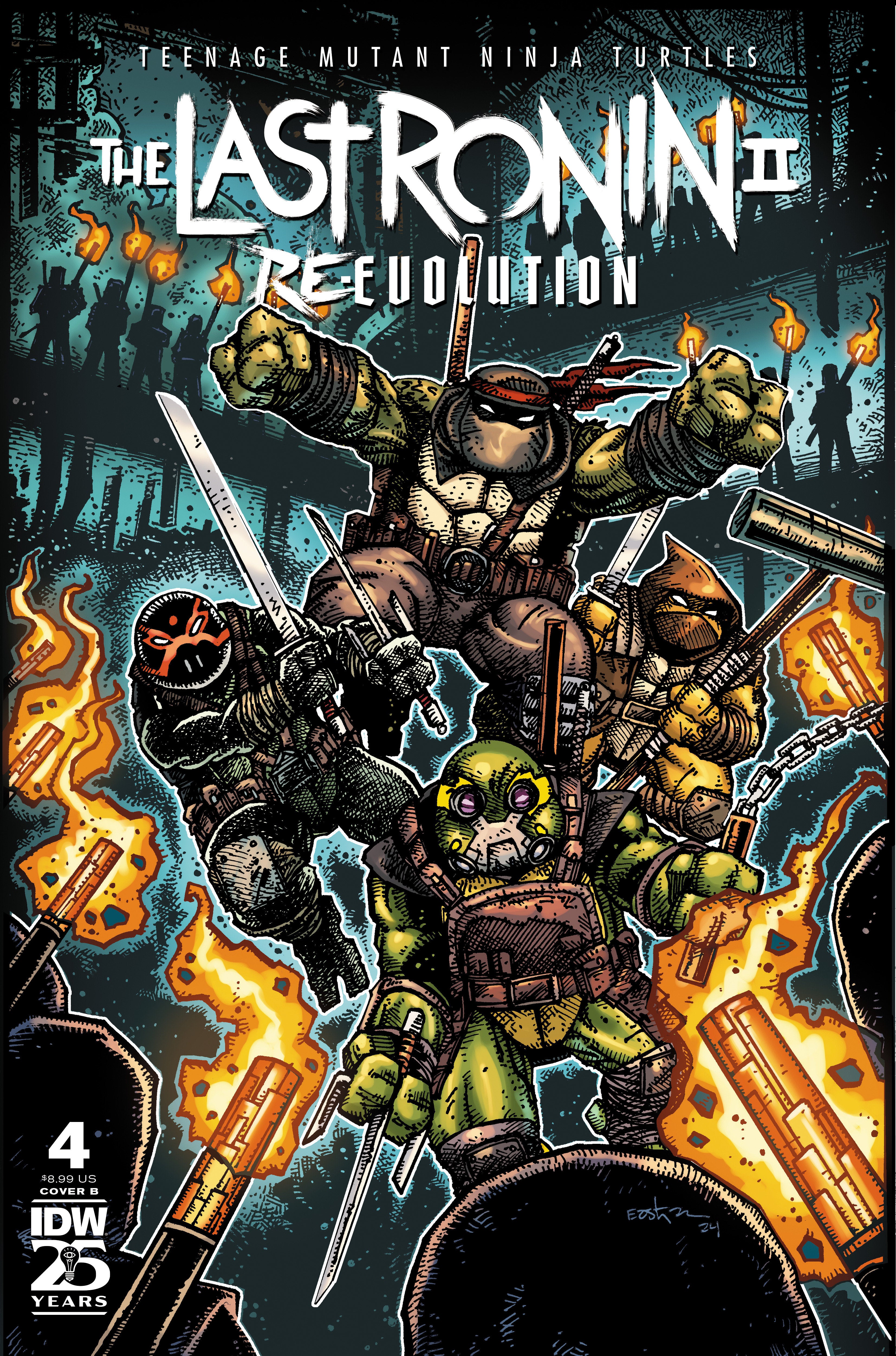 Teenage Mutant Ninja Turtles The Last Ronin II Re Evolution #4 Cover B Eastman (Mature) | Game Master's Emporium (The New GME)