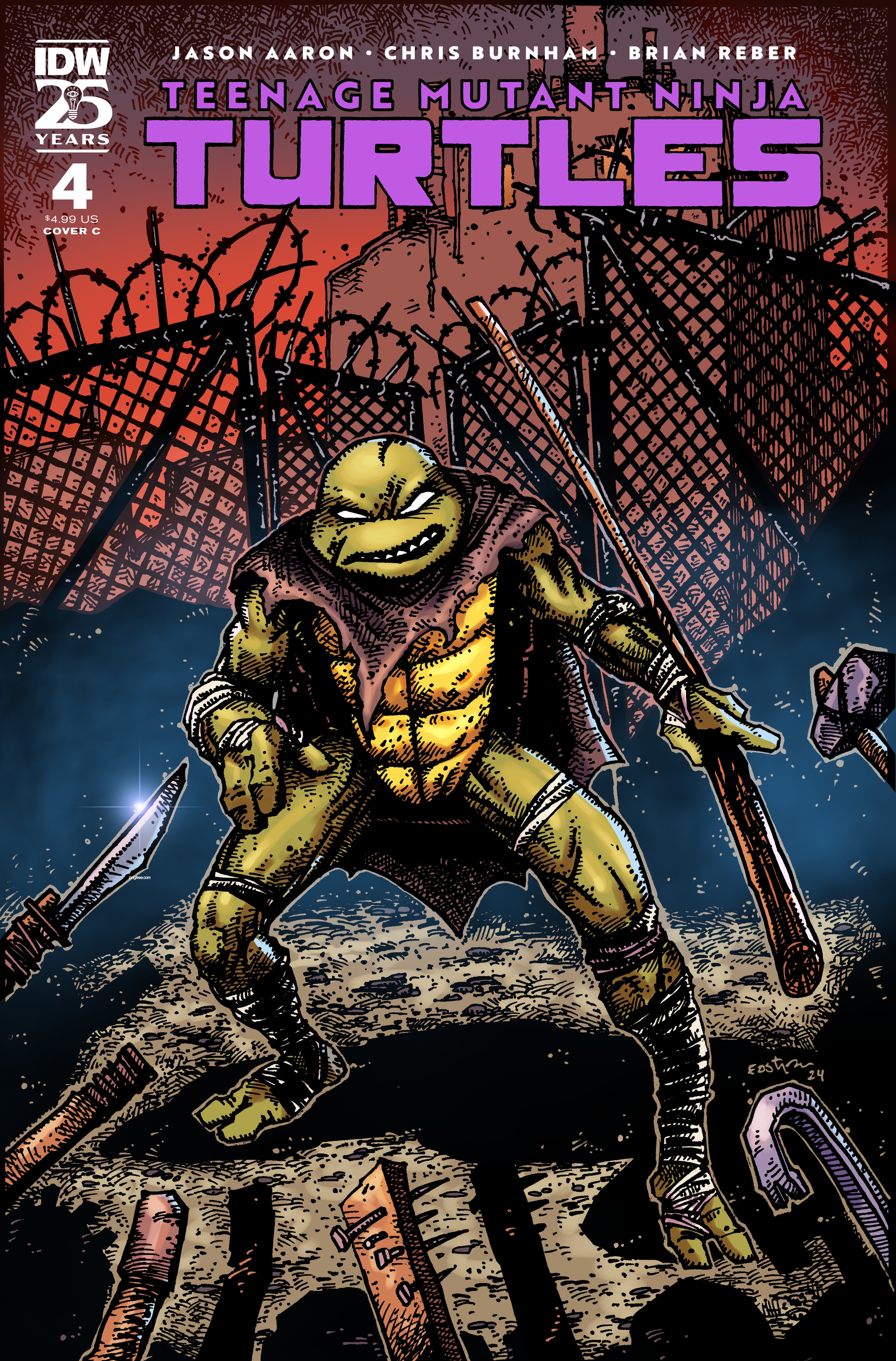 Teenage Mutant Ninja Turtles (2024) #4 Variant C (Eastman) | Game Master's Emporium (The New GME)