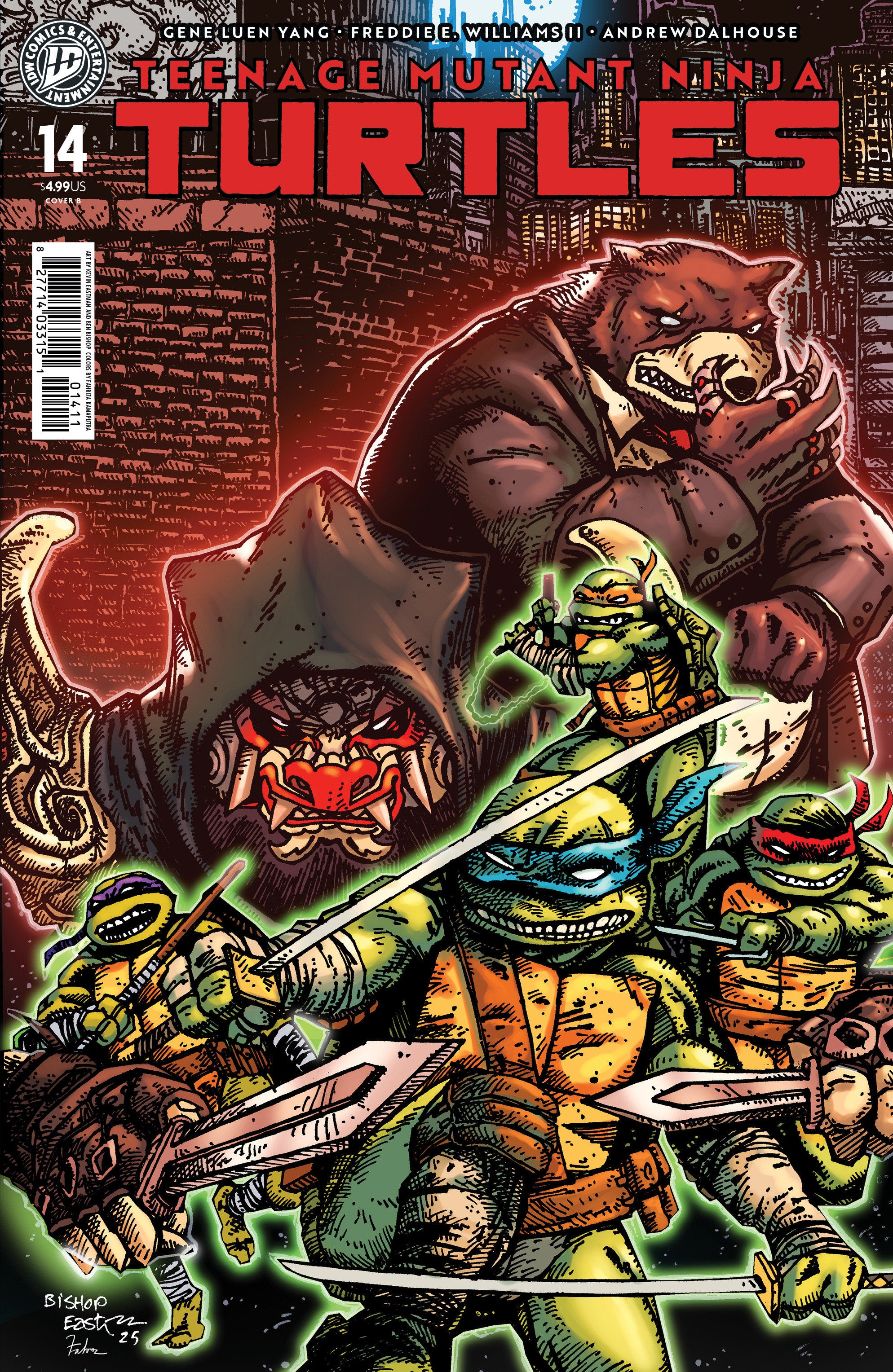 Teenage Mutant Ninja Turtles #14 Variant B (Eastman & Bishop) | Game Master's Emporium (The New GME)