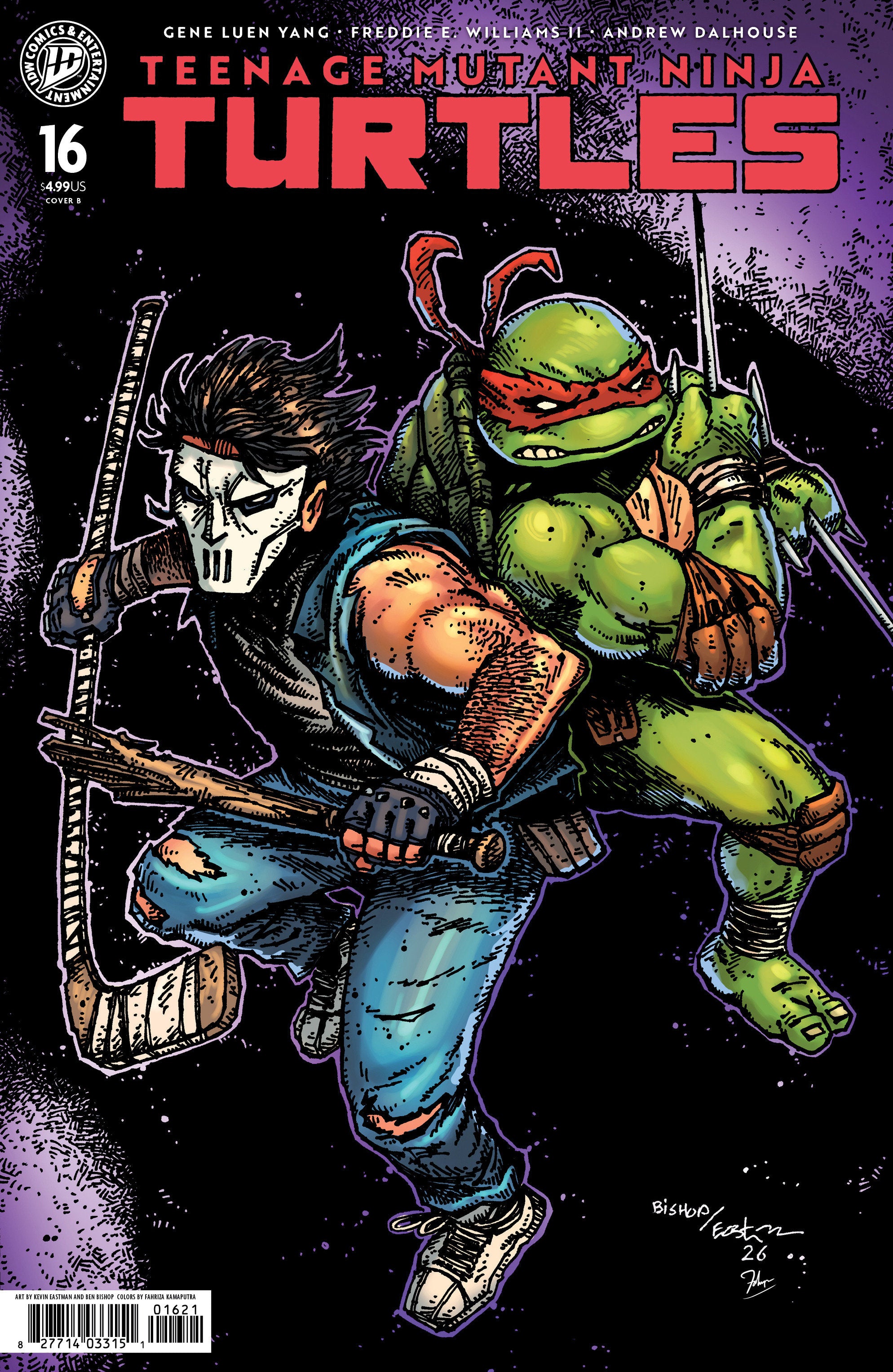 Teenage Mutant Ninja Turtles #16 Variant B (Eastman & Bishop) | Game Master's Emporium (The New GME)