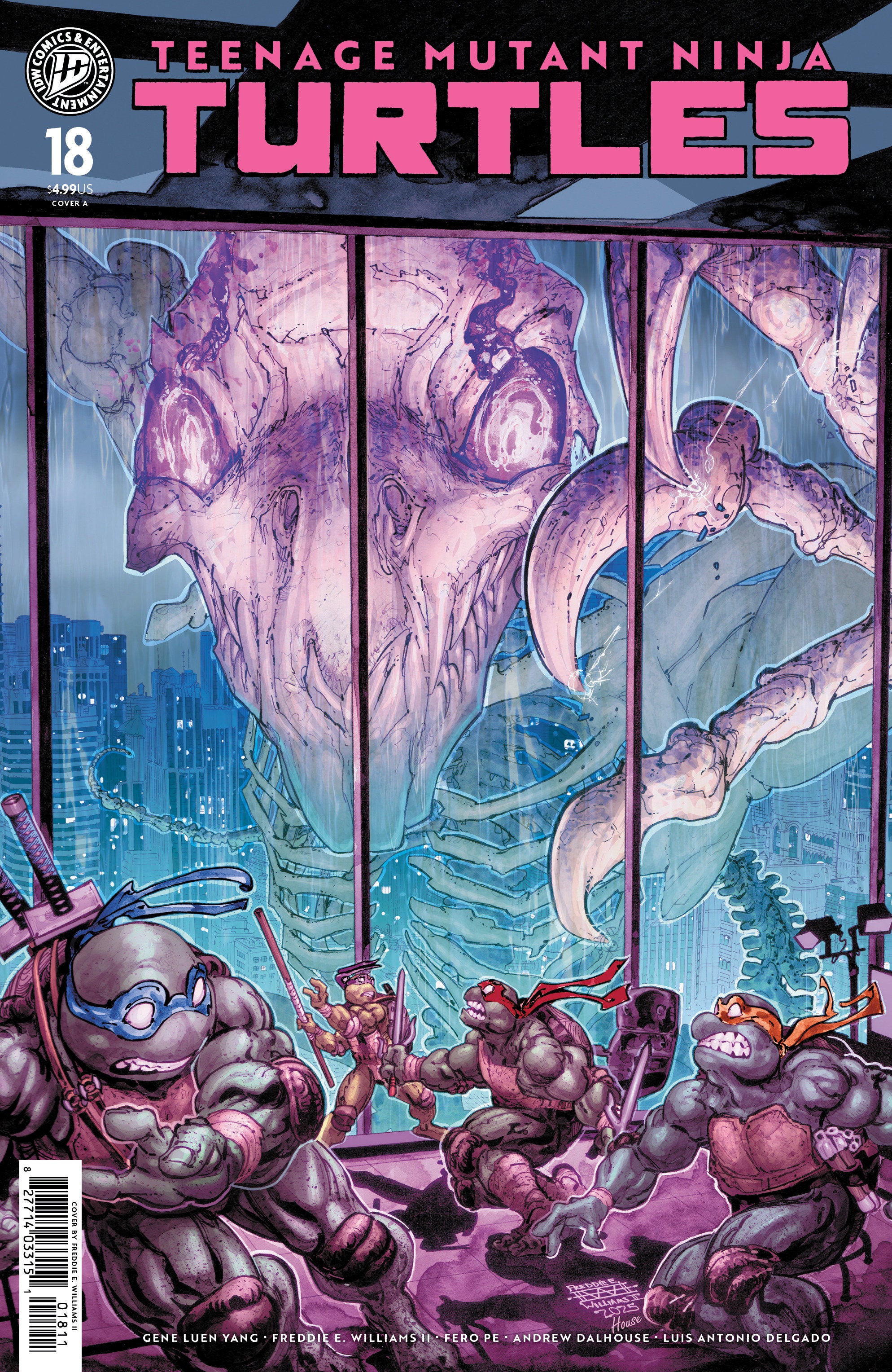 Teenage Mutant Ninja Turtles #18 Cover A (Williams II) | Game Master's Emporium (The New GME)