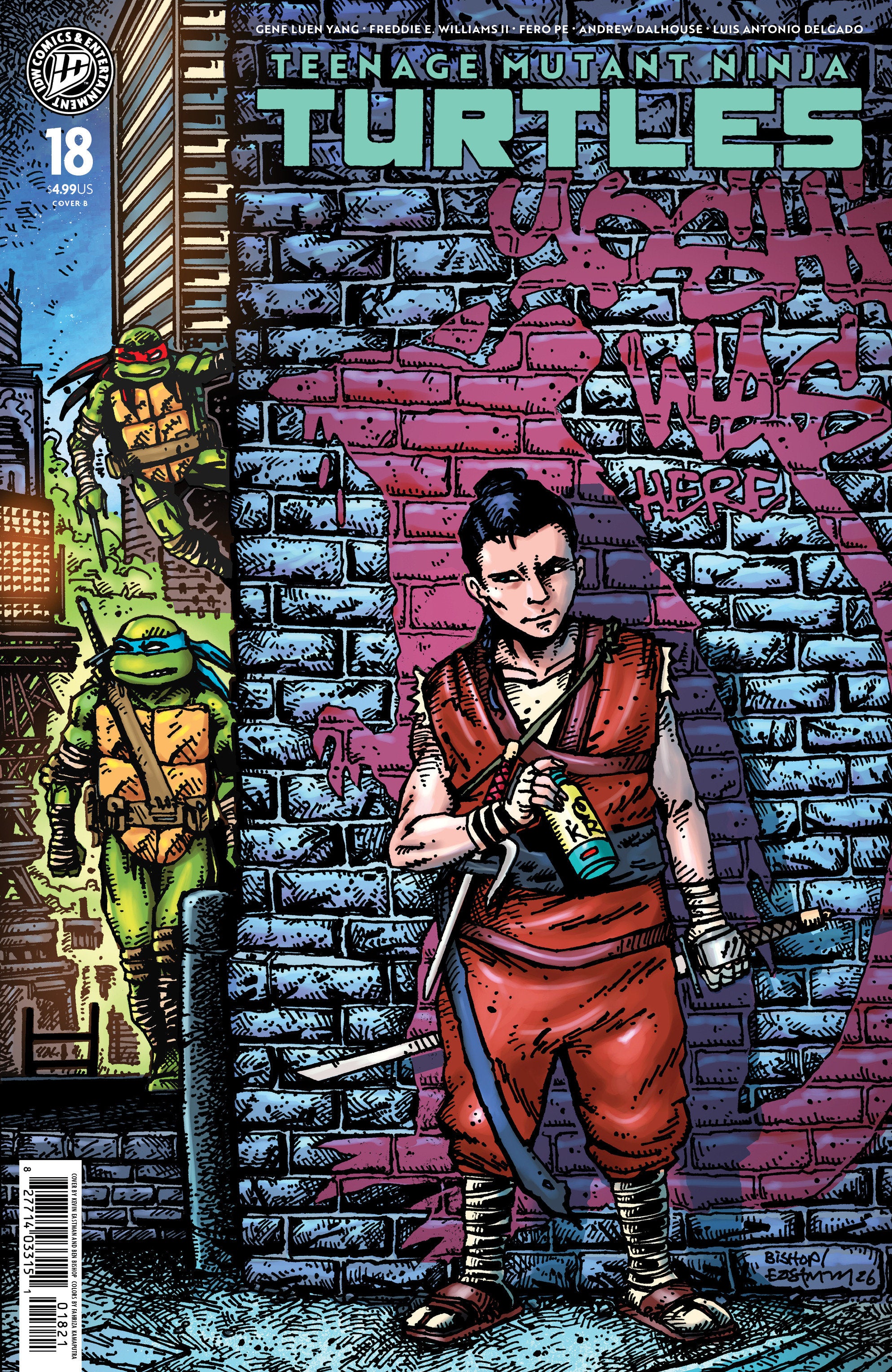 Teenage Mutant Ninja Turtles #18 Variant B (Eastman & Bishop) | Game Master's Emporium (The New GME)