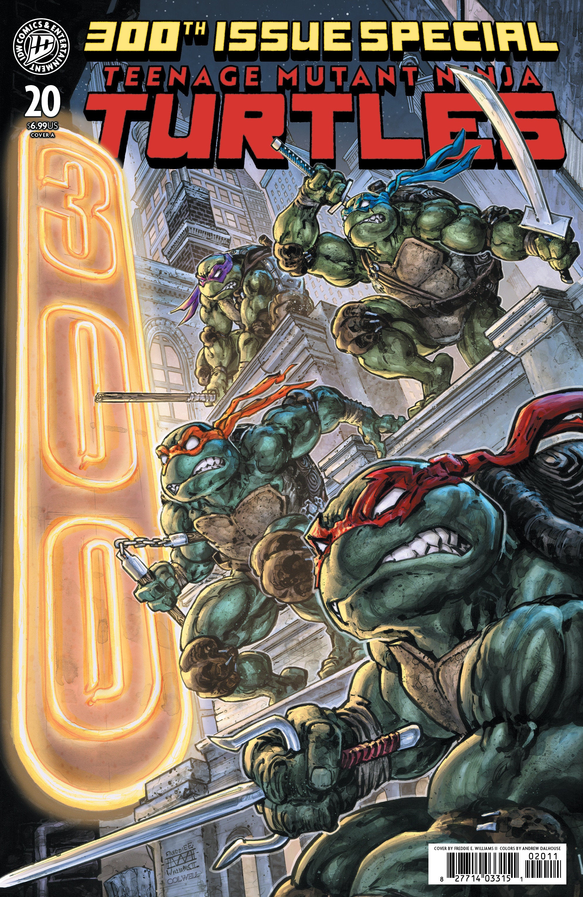 Teenage Mutant Ninja Turtles #20: 300th Issue Special Cover A (Williams II) | Game Master's Emporium (The New GME)