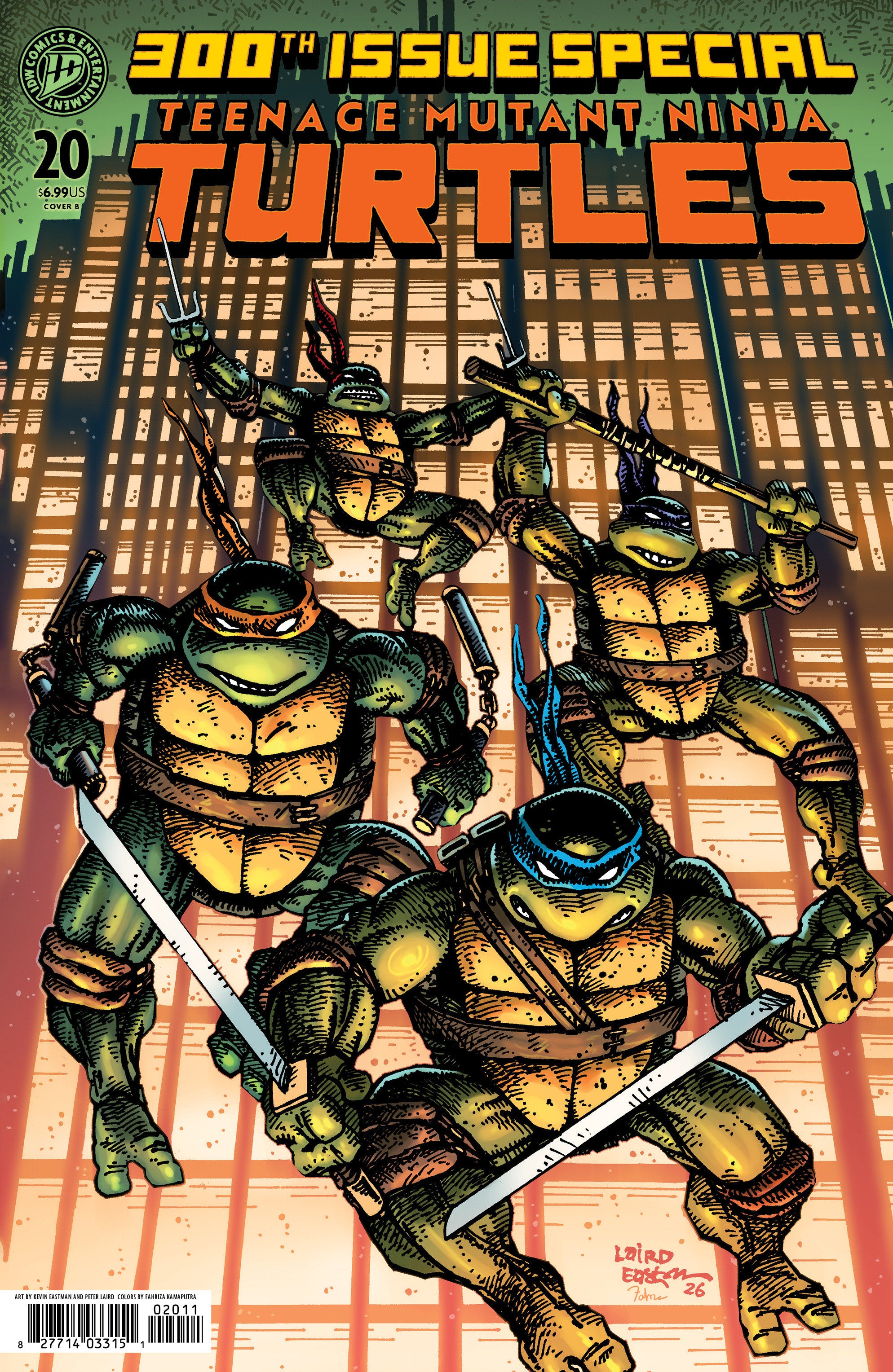 Teenage Mutant Ninja Turtles #20: 300th Issue Special Variant B (Eastman & Laird) | Game Master's Emporium (The New GME)