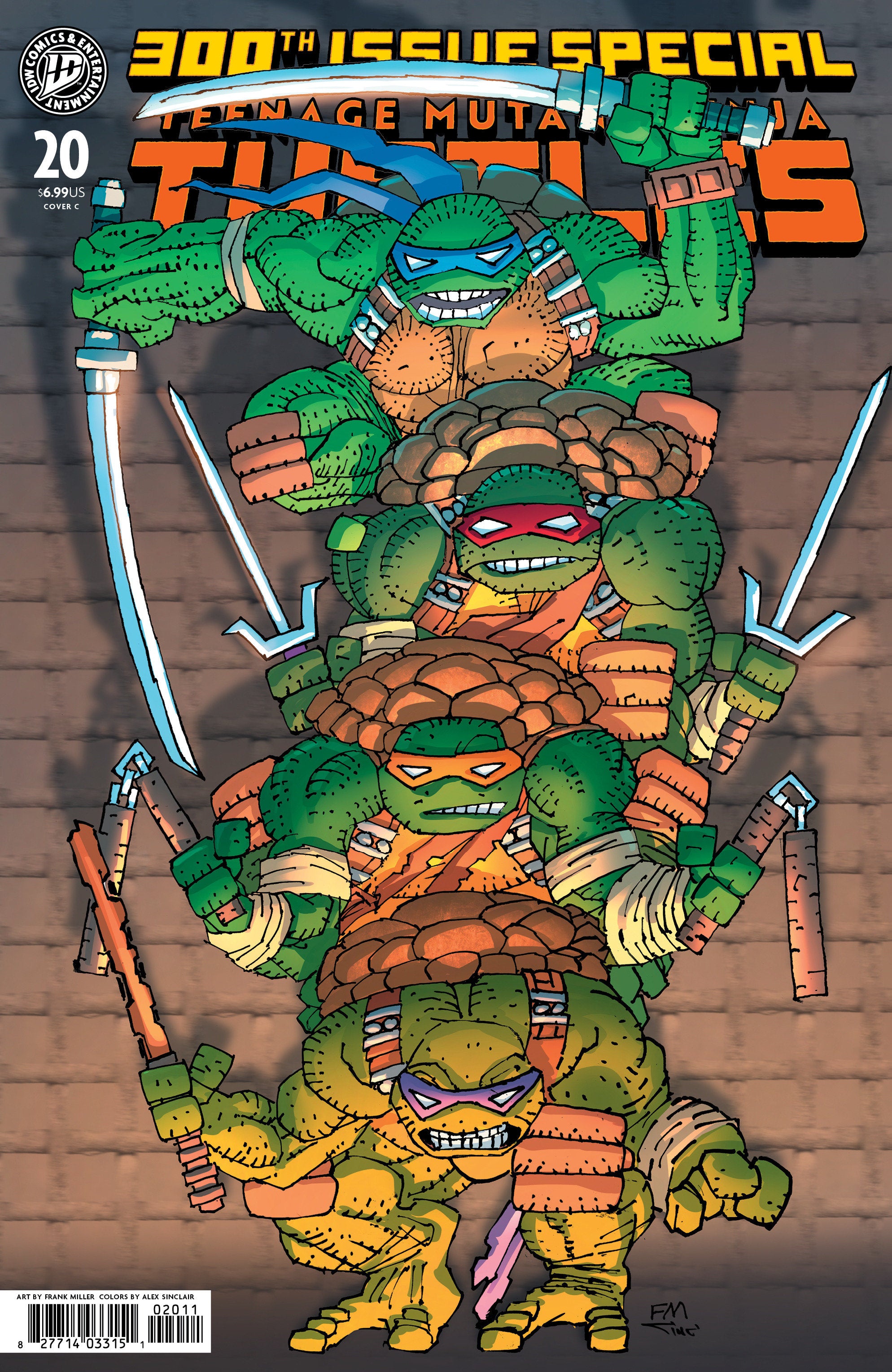 Teenage Mutant Ninja Turtles #20: 300th Issue Special Variant C (Miller) | Game Master's Emporium (The New GME)