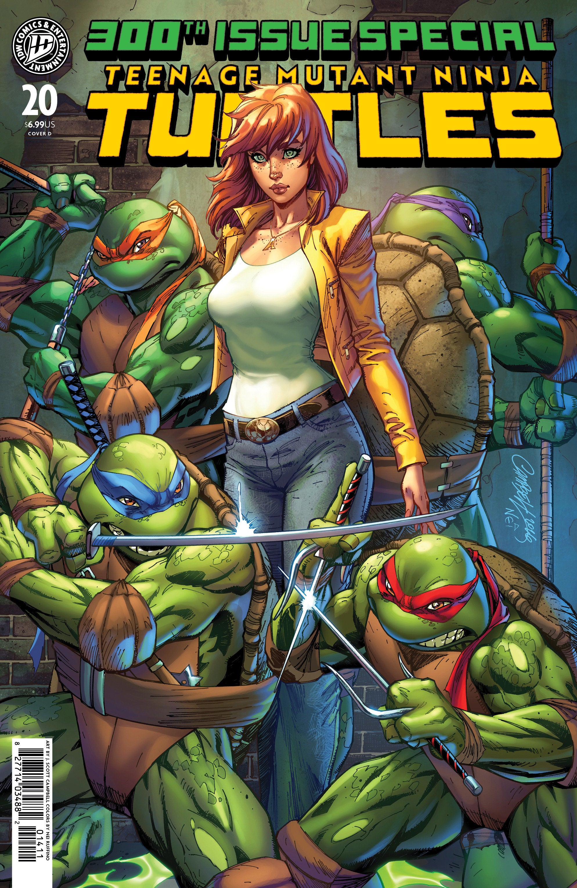 Teenage Mutant Ninja Turtles #20: 300th Issue Special Variant D (Campbell) | Game Master's Emporium (The New GME)
