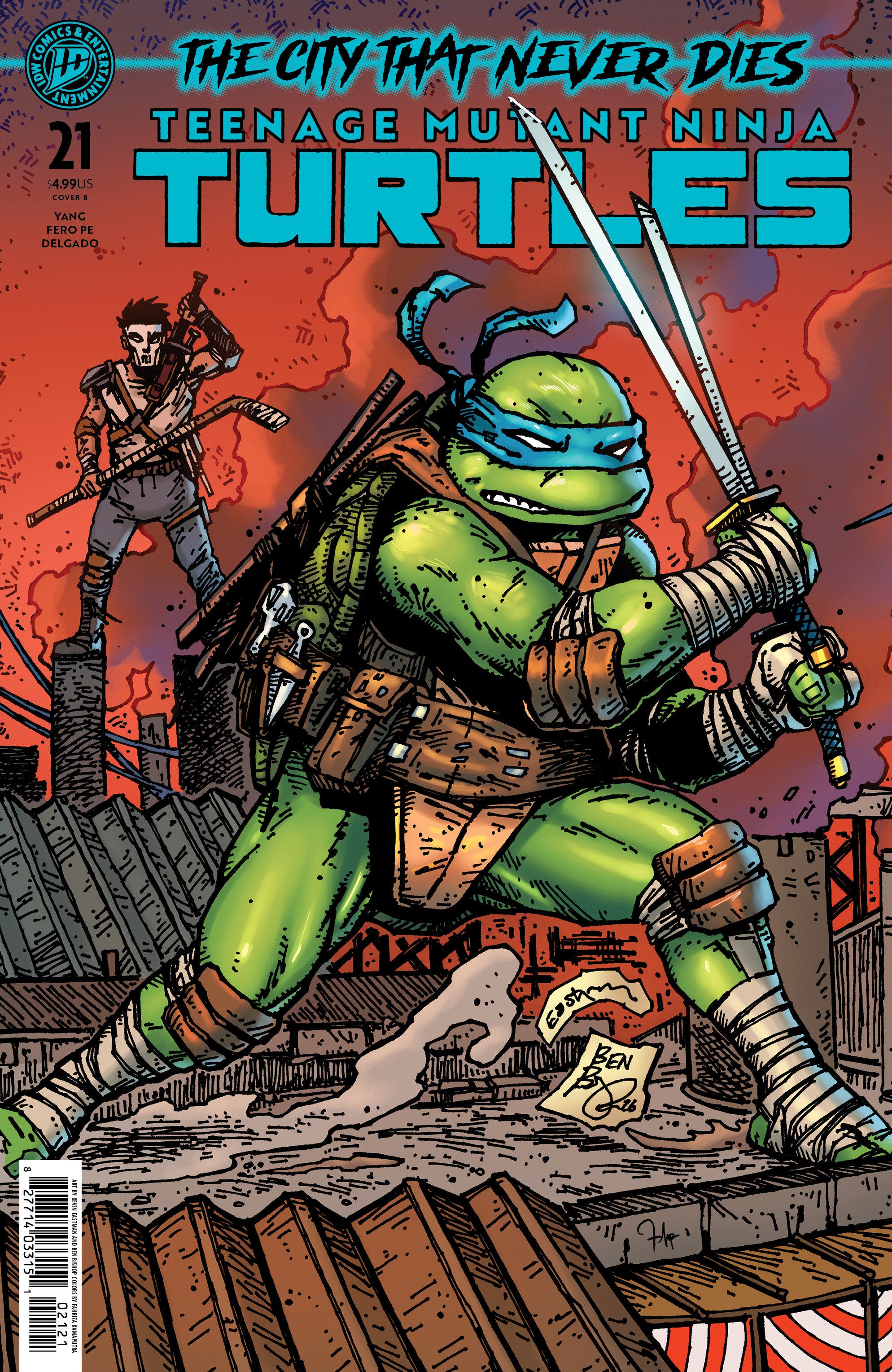 Teenage Mutant Ninja Turtles #21 Variant B (Eastman & Bishop) | Game Master's Emporium (The New GME)